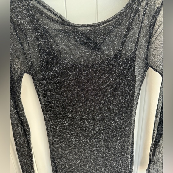 Black, Mink Pink long holiday dress - Picture 3 of 5